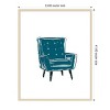 Amanti Art Take a Seat VII by June Erica Vess Wood Framed Wall Art Print - 3 of 4