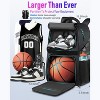 Basketball Bag Backpack with Separate Ball Pocket and Shoe Compartment, Large Capacity Sports Gym Bag - 2 of 4