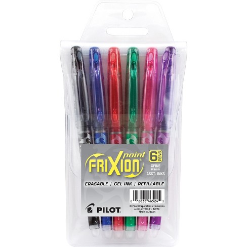 Champagne Pech Absorberen Pilot Frixion Point Erasable Gel Pens Extra Fine Point Assorted Ink 324192  : Target