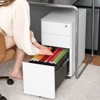 Gema Drawer Interlocking Filing Cabinet with Dual Anti-Tilt Mechanisms(L) | ARTFUL LIVING DESIGN-White - 3 of 4