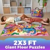 QUOKKA Giant Floor Puzzles for Kids Ages 4-6 - 2x3 Feet 48 Piece Puzzle - Dinos - 4 of 4