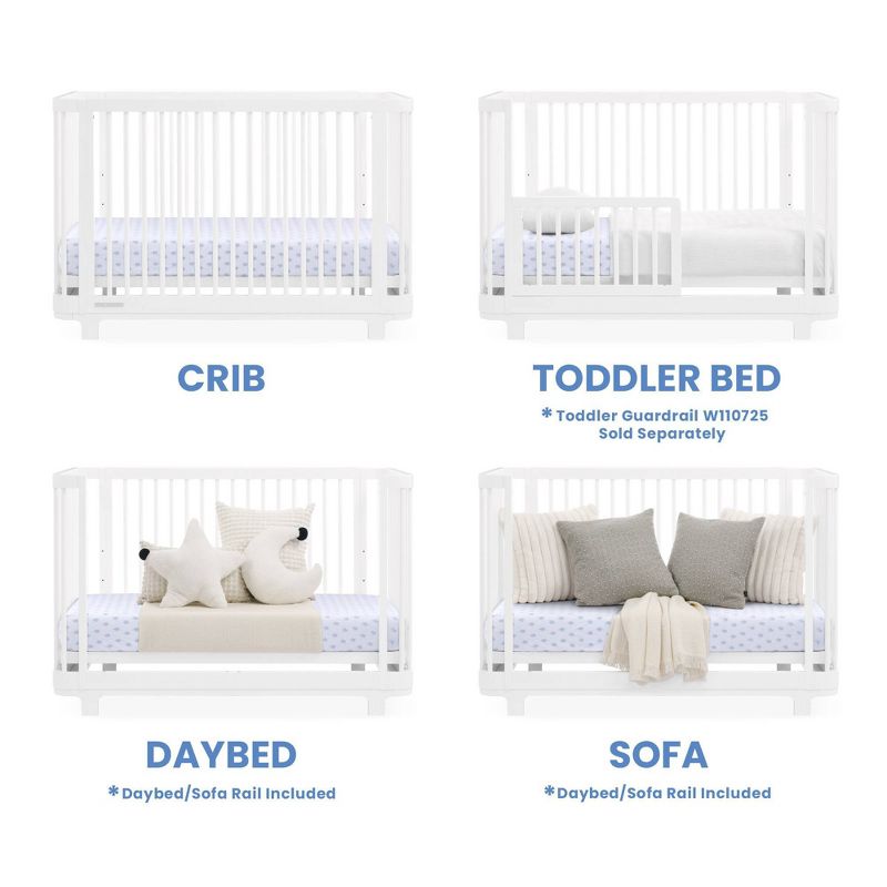 Delta Children Nest 4-in-1 Convertible Crib, 6 of 13