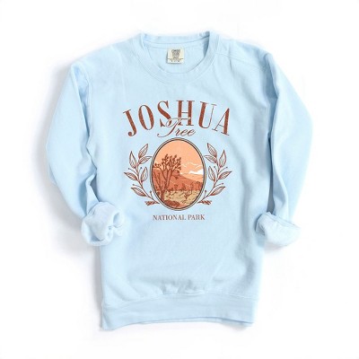 Simply Sage Market Women's  Garment Dyed Graphic Sweatshirt Joshua Tree Grunge
