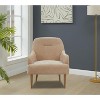 Airsurfer Chenille Armchair, Modern Style Accent Chair with Wood Legs, Comfy Design for Living Room, Bedroom, Office - 2 of 4