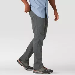 Wrangler Men's ATG Synthetic Relaxed Regular Fit Side Zip 5-Pocket Pants - Shadow Black 40x30
