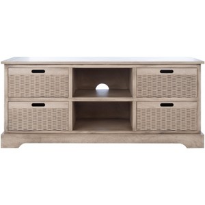 Landers 4 Drawer Media Stand - MED5704 - Safavieh - 1 of 4