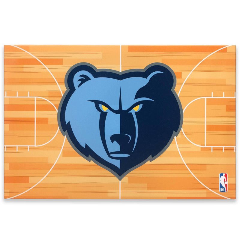 NBA Memphis Grizzlies Court Canvas Wall Sign, 1 of 5