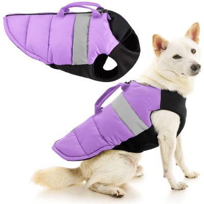 Gooby Padded Vest Lift Dog Harness Purple, Medium