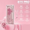 YUNZII B75 PRO Wireless Mechanical Keyboard,75% Layout with Knob,Hot Swap Gasket Custom Structure,Creamy Pre-lubed Switches - 2 of 4