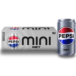 Diet Pepsi - 10pk/7.5 fl oz Mini Cans - 1 of 4