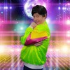 HMS 80's Windbreaker and Wig Adult Mens Costume Set - image 3 of 4