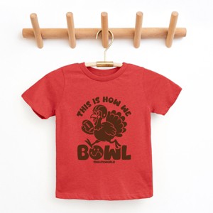 SmileyWorld This Is How We Bowl Turkey - Youth Short Sleeve Graphic T-Shirt and Toddler Short Sleeve Graphic T-Shirt - 1 of 4
