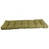 Blazing Needles, 60-inch by 19-inch Tufted Solid Outdoor Spun Polyester Loveseat Cushion - 2 of 3