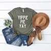 Simply Sage Market Women's Yippie Pie Yay Short Sleeve Graphic Tee - 2 of 2