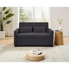 MYINDA 52.3'' * 68.9'' Pull Out Sofa Bed, Corduroy with USB Port, Side Pockets and Cup Holders - 2 of 4