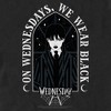 Men's Wednesday We Wear Black Portrait T-Shirt - 2 of 4