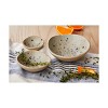 tagltd Hudson Bowls Set of 3 Porcelain Dining and Salad Bowls, 10oz Capacity, Everyday Use, Blue Multi, Dishwasher Safe - 2 of 2