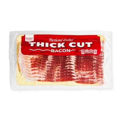 Hardwood Smoked Thick Cut Bacon - 16oz - Market Pantry™