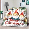 Lomsoe Christmas Dwarf Print Flannel Blanket - All Seasons Soft and Warm Throw Blanket for Bed, Napping, Camping, Travel, Office - 4 of 4