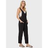 EXLURA Womens High Roller Denim Bib Jumpsuits Casual Loose Overalls Baggy Jeans Romper with Pockets Outfits - 4 of 4