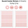 Big Dot of Happiness Rose Gold Grad - 2026 Graduation Party Candy Favor Sticker Kit - 304 Pieces - 4 of 4