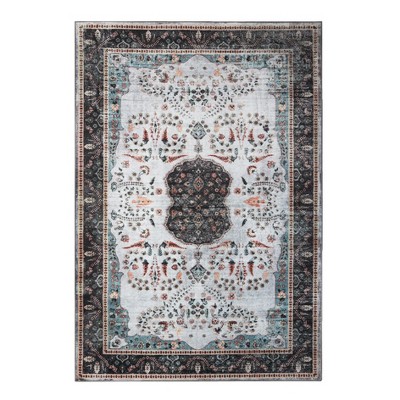 Classic Medallion Machine Washable Indoor Area Rug or Runner by Blue Nile Mills
