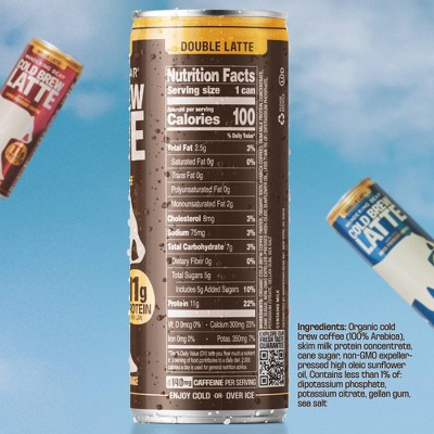 Wandering Bear Coffee Double Latte - 8 fl oz