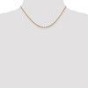 Black Bow Jewelry 1.6mm 14k Yellow Gold Diamond Cut Fancy Franco Chain Necklace - 2 of 4