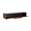 Kate & Laurel All Things Decor 30"x9"x6" McCutcheon Floating Shelf Walnut Brown - image 4 of 4