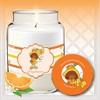 Courtside Market Strawberry Shortcake 26 oz Orange Blossom Striped Candle - 2 of 4