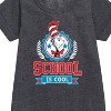 - Dr. Seuss - Cat in the Hat School Is Cool Graphic Short Sleeve Fleece Dress - 2 of 4