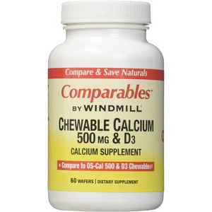 Windmill Calcium 500mg Chewtab - 60 Ct - 1 of 2