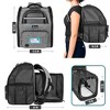 PetAmi Expandable Pet Backpack Carrier for Dog Cat, Airline Approved Travel Hiking Carrying Small Medium Puppy Kitten Extended Back Pack - 2 of 4