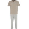 Ten West Apparel Men's Henley Short Sleeve and Plaid Pajama Pant Set - 4 of 4