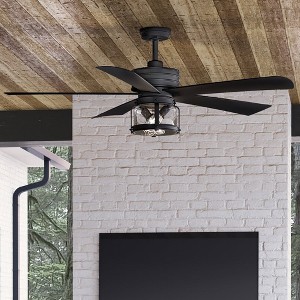 Urban Ambiance Luxury Coastal  Ceiling Fan 20.755''H x 56''W,  Olde Iron Finish,  Cairns Collection, UHP9302 - 1 of 4