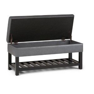 44" Essex Storage Ottoman Benches with Open Bottom - WyndenHall - 1 of 4