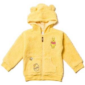Disney Winnie the Pooh Mickey Mouse Nightmare Before Christmas Lilo & Stitch Monsters Inc. Baby Zip Up Hoodie Newborn to Infant - 1 of 4