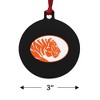 East Central University Secondary Logo Aluminum Holiday Christmas Tree Ornament - 3 of 4