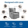 Baby Relax Mikayla 4-in-1 Nursery Swivel Glider Rocker Recliner - 3 of 4