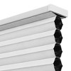Lumi Home Furnishings 34"x64" White Room Darkening Cordless Cellular Honeycomb Window Shade - 3 of 4