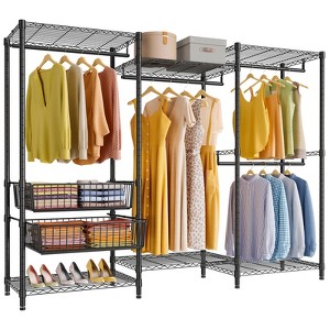 VIPEK V10 Plus Wire Garment Rack 5 Tiers Heavy Duty Clothes Rack, Large Size Clothing Rack, Max Load 920 LBS - 1 of 4