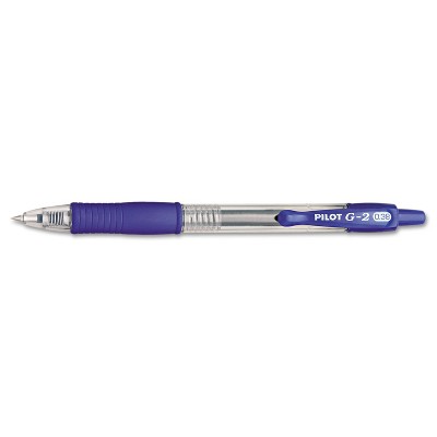 Pilot G2 Premium Retractable Gel Ink Pen Blue Ink Ultra Fine Dozen