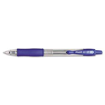 Pilot G2 Premium Retractable Gel Ink Pen Blue Ink Ultra Fine Dozen 31278