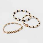 SUGARFIX by BaubleBar "Not Your Boo" Stretch Bracelet Set 3pc