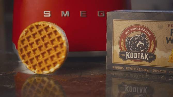 Kodiak Protein-Packed Power Waffles Chocolate Chip Frozen Waffles - 8ct, 2 of 10, play video