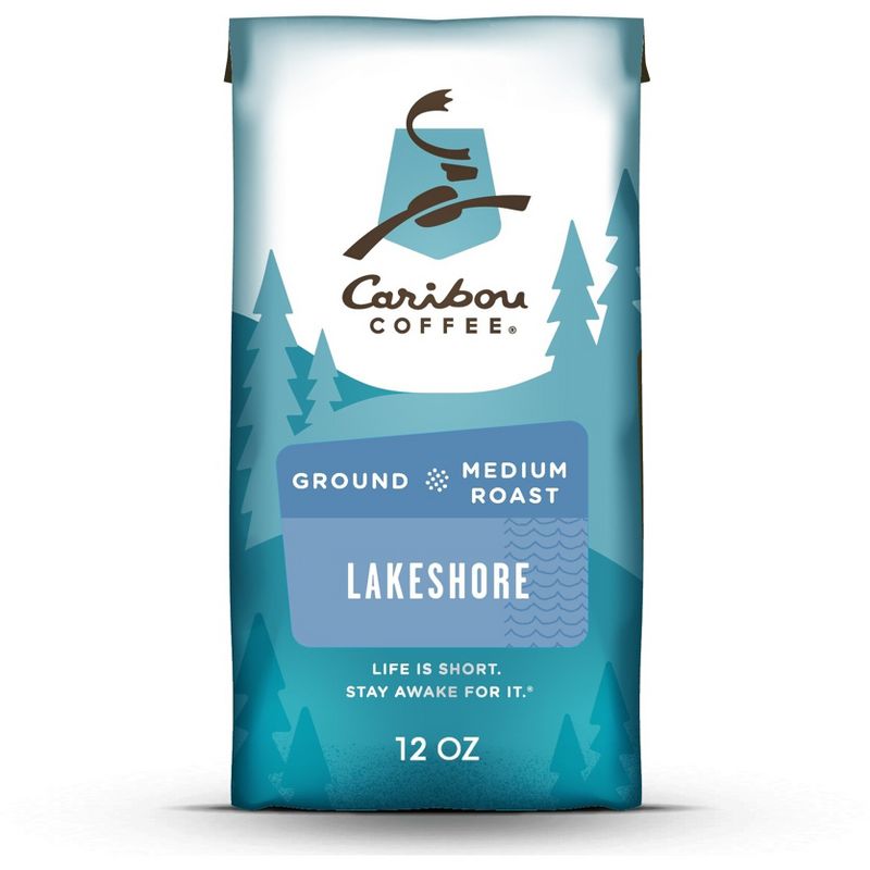 Caribou Coffee Lake Shore Blend Medium Roast Ground Coffee - 12oz, 1 of 8