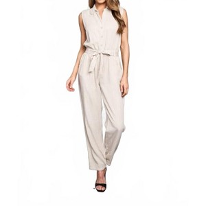 Women's Wo's Slub Jumpsuit - PAPARAZZI - 1 of 4
