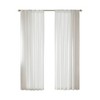 DSVIMOY Curtain Panel Privacy Rod Pocket Back Tab Design for Living Room or Bedroom, White, 3.74"*13.39"*5.51" - 2 of 4
