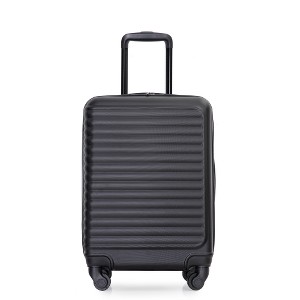 Lyngins 20" Carry on Luggage Lightweight Suitcase, Lightweight Durable ABS Luggage with Spinner Wheels, Free Non-Woven Bag, Away Luggage for Travel - 1 of 4