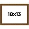 PosterPalooza | Flat Gold Picture Frame - UV Acrylic, Backing Board, Hanging Hardware Included - 2 of 4